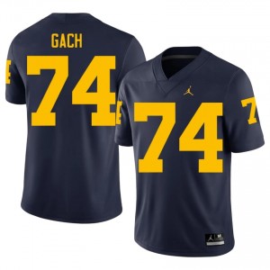 Avery Gach #74 Navy Men's Player Jersey | UMich  Wolverines Football Officially Licensed Fanwear 71759310