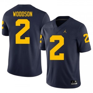 Charles Woodson #2 Navy Men's High School Jersey | Michigan Wolverines Football Officially Licensed Fanwear 66239062