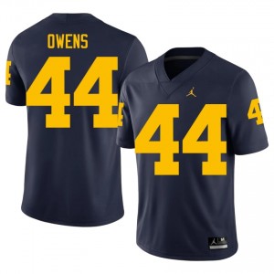 Eli Owens #44 Navy Men's College Jersey | Wolverines Football Officially Licensed Fanwear 51240957