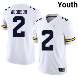 Michigan Wolverines Charles Woodson #2 White Youth Football Jersey | NCAA Authentic Merch 32220149